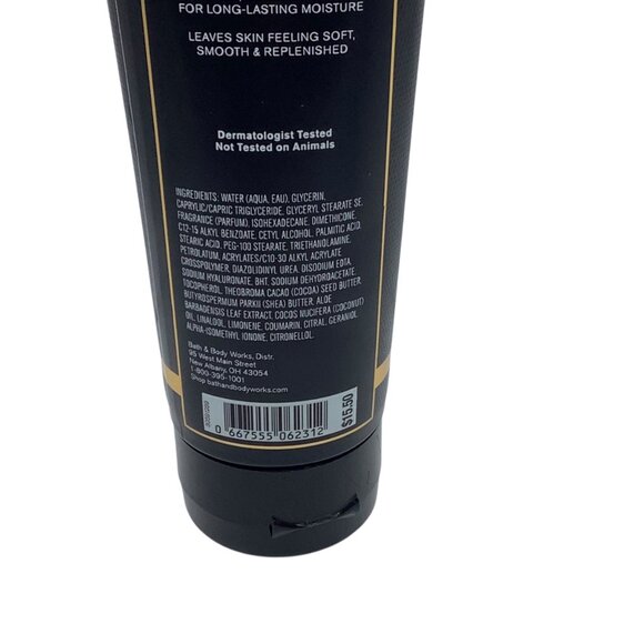 Noir Bath & Body Works Men Hydration Body Cream Hyaluronic Acid Shea Butter 8 Oz - Picture 3 of 4